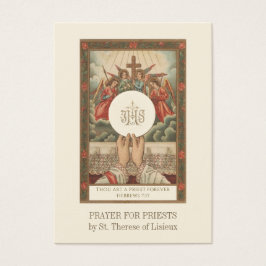 Oración del sacerdote católico por Santa Teresa de