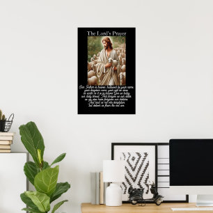 Oración del Señor Buen Pastor Arte de Rebaño