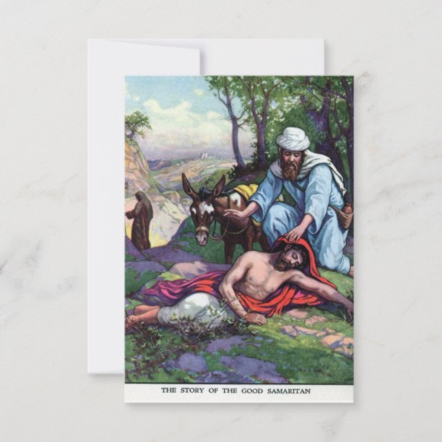 Oración editable del buen samaritano para la bonda (Anverso)