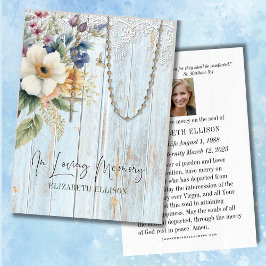 Oración en memoria de los funerales Flores Rosaria