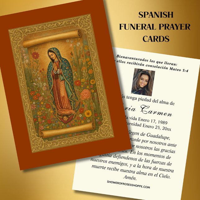 Oración fúnebre española Virgen México Guadalupe (Subido por el creador)