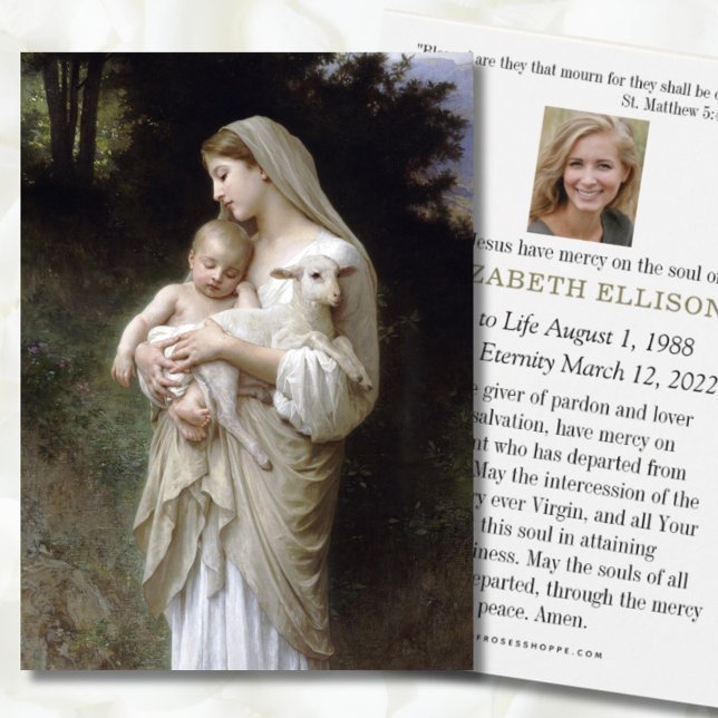 Oración funeraria católica Virgen María Jesús (Subido por el creador)