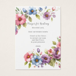 Oración funeraria / conmemorativa por la curación