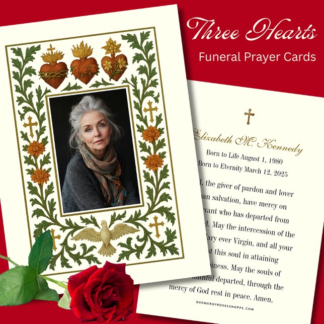 Oración funeraria de tres corazones Jesús María Jo (Subido por el creador)