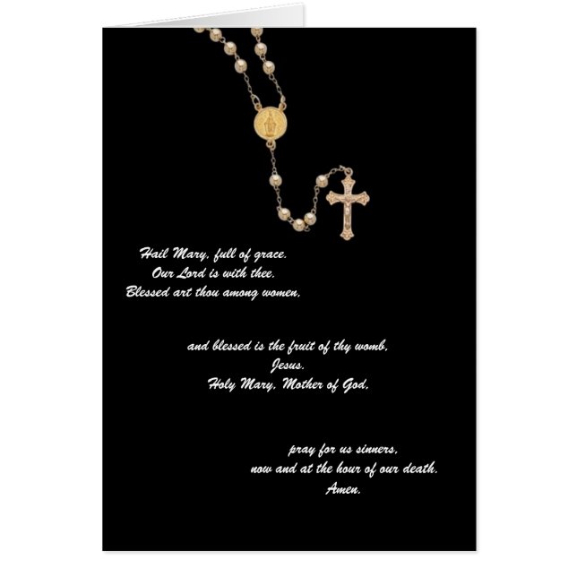 Oración "Hail Mary" (Frente)