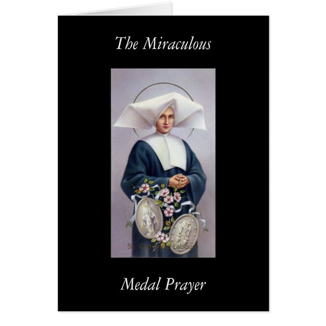 Oración milagrosa de medallas (Frente)