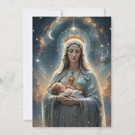 Oración plana Mater Dei / Tarjeta de saludo