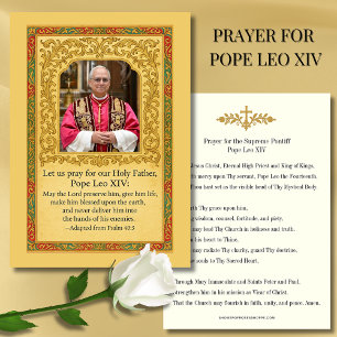 Oración por el Papa Supremo León XIV   Santo