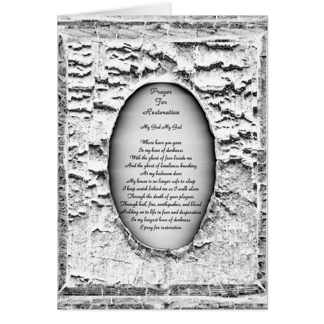 Oración Por La Restauración (Frente)