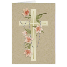 Oración por ti Rosario Santo Católico Floral