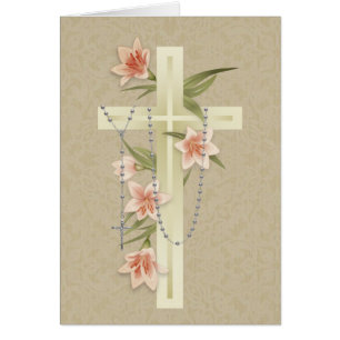 Oración por ti Rosario Santo Católico Floral