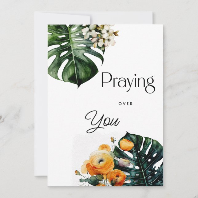 Oración Por Tu Tarjeta De Saludo (Anverso)