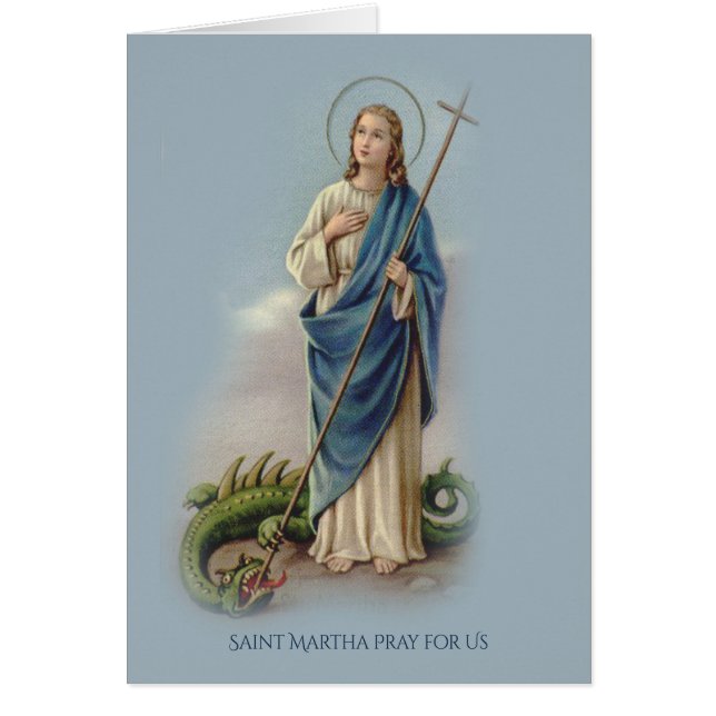 Oración tradicional católica de San Martha (Frente)