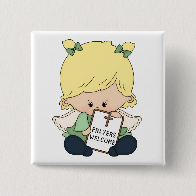 Oraciones - botón cuadrado (Anverso)