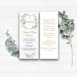 Oraciones Cortas Bautizo Tarjeta