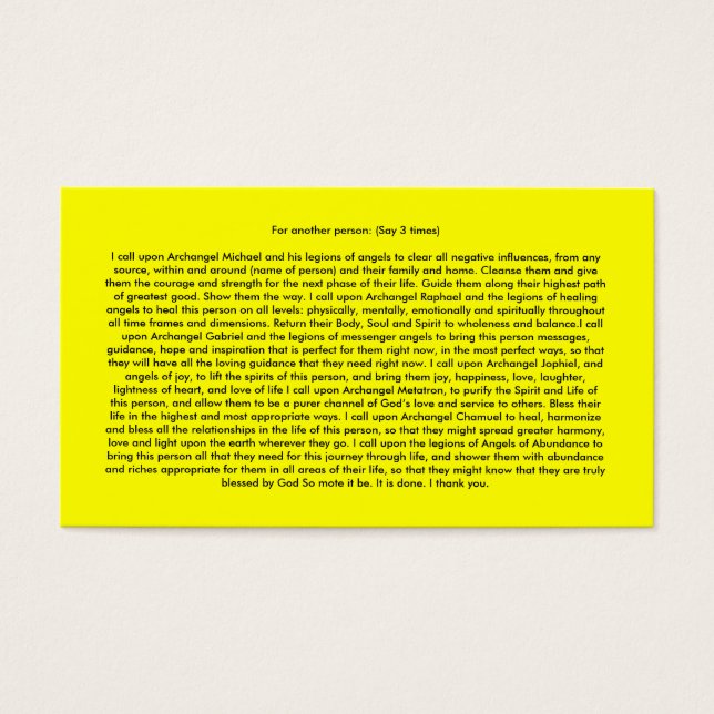 Oraciones de ángel (Frente)