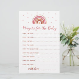 Oraciones de Baby Shower para la tarjeta de bebé B