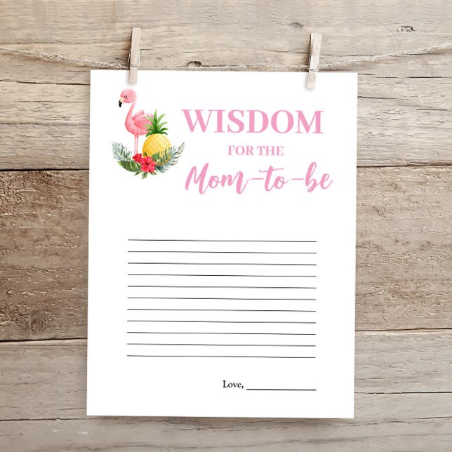 Oraciones de Flamenco Tropical para Tarjeta de Bab (Subido por el creador)