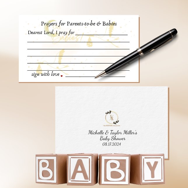 Oraciones para padres y bebés con tarjeta de inscr (Subido por el creador)