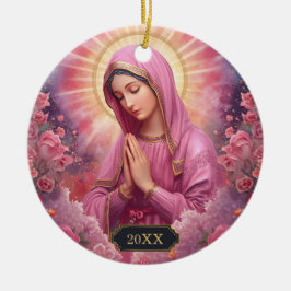 Oraciones Virgen María Ornamentos de Navidad