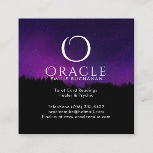 Oracle y tarjetas de visita psíquicas