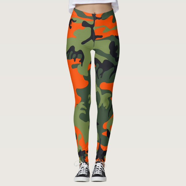 Orange camouflage leggings (Anverso)