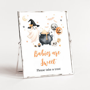 Orange Ghost Little Boo Babies son Dulces Señal