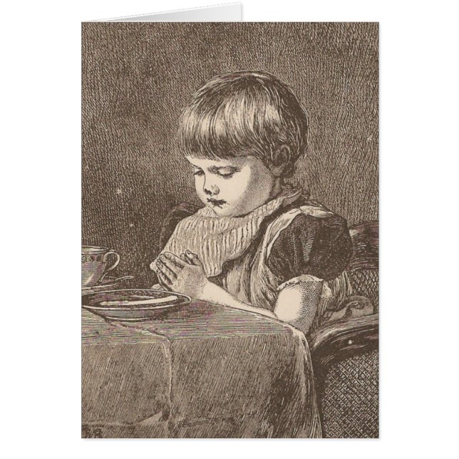 Orar antes de comer (Frente)