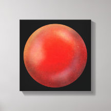 Orb de Galaxia Roja Profunda - Imprimir lienzo Cri