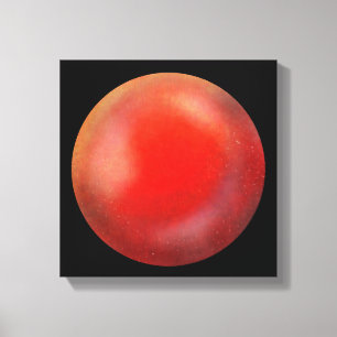 Orb de Galaxia Roja Profunda - Imprimir lienzo Cri