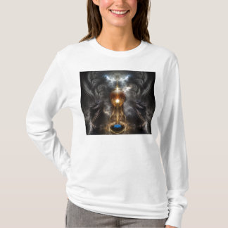 Orb De Ligera Arte Fractal Damas Camiseta