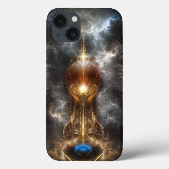 Orb Of Light Fractal Art iPad Apenas Ahí Funda (Reverso)