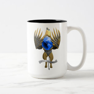 ~ OrbitalDefense.com de la taza del escudo de