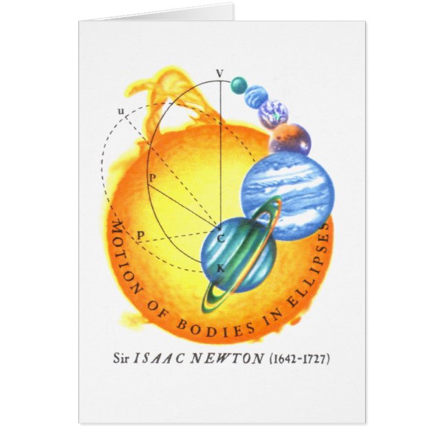 Órbitas elípticas de Newton (Frente)