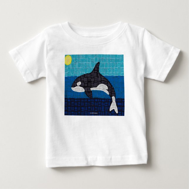 Orca (blanco) - Camiseta de bebé (Anverso)