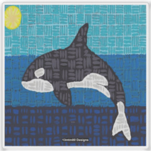 Orca - Calcomanía de vinilo
