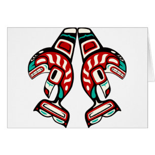 Orca del indio del Haida