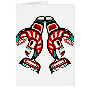 Orca del indio del Haida