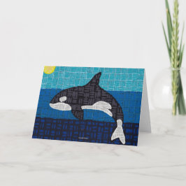 Orca (individual) - Tarjeta de felicitación