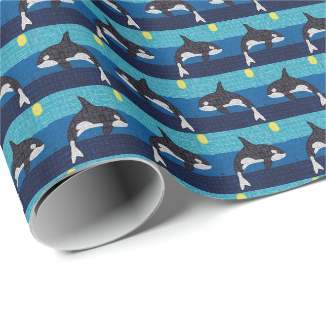 Orca - Papel de Regalo (Esquina del rollo)
