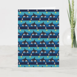 Orca (patrón) - Tarjeta de felicitación
