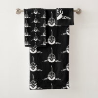 Orca tribal negra y blanca