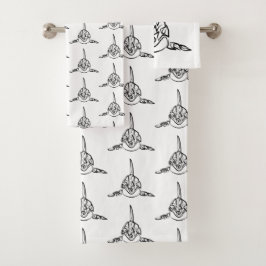 Orca tribal negra y blanca