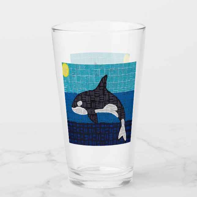 Orca - Vaso de Vidrio (Anverso)