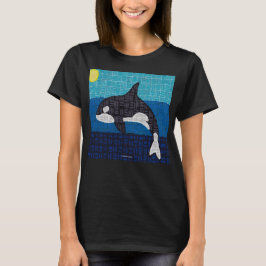 Orca (vívido) - Camiseta básica para mujer