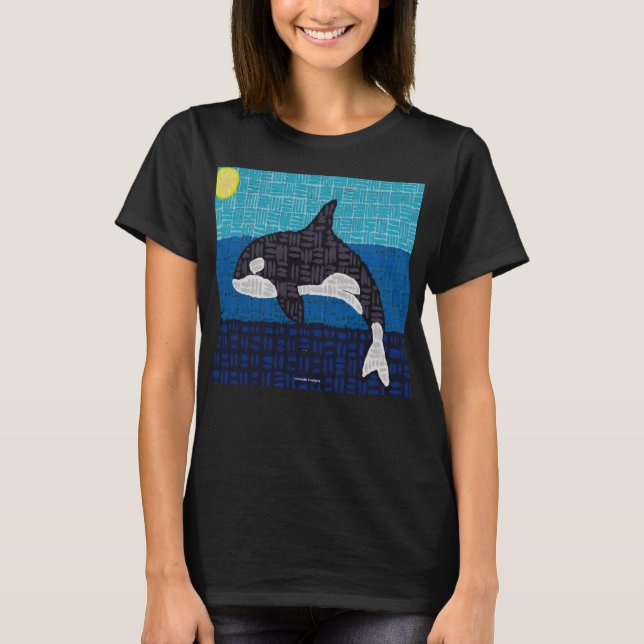 Orca (vívido) - Camiseta básica para mujer (Anverso)