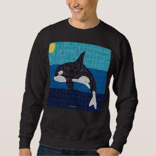 Orca (vívido) - Sudadera de hombre