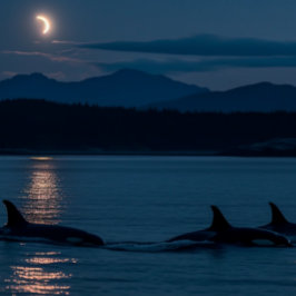 Orcas de noche - Rompecabezas asesinos de ballenas
