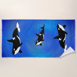 Orcas - Toalla de playa