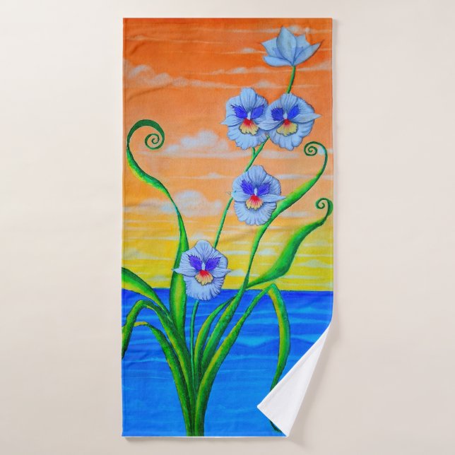 Orchid Sunset (Toalla de baño)